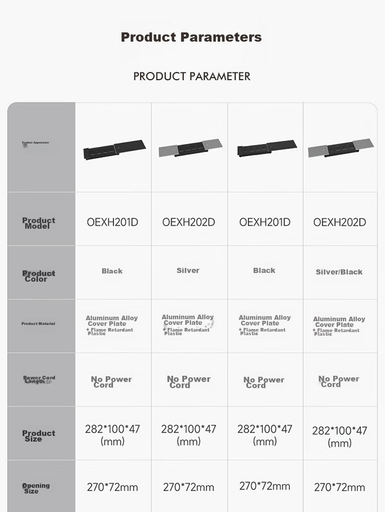 Comfort Embedded Desktop Power Strip Recessed Socket Island Table Desk Dining Table Hidden Socket Sliding Cover Embedded Power Strip 16
