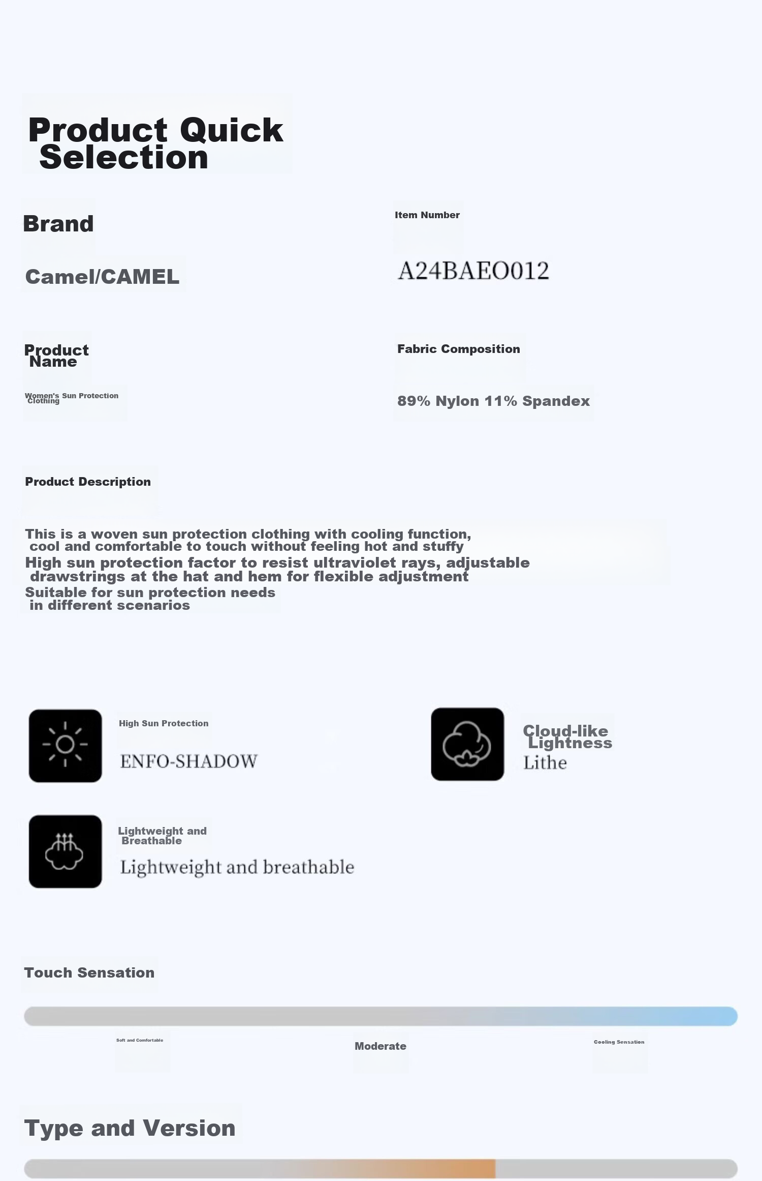 CAMEL Outdoor Sun Protection Clothing, 2024 New Product, Ice-Cool Breathable UV-Resistant Fashion Color Block Sun Protection Garment, O086 2XL 4