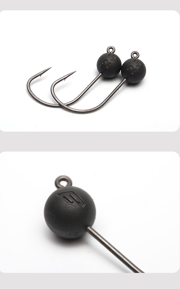 BKK 8007NP Weighted Lure Hook Soft Bait Hook for Hanging Fish, Mandarin Fish And Bass Fishing 8