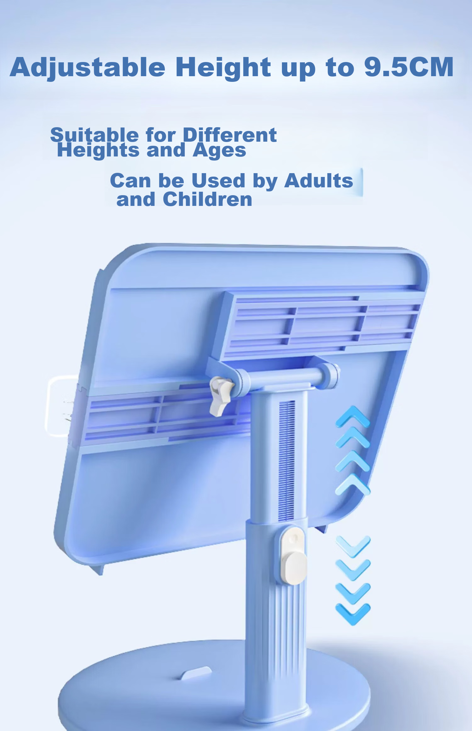 Mingyu Reading Stand, Children's Picture Book Holder, Desktop Adjustable Height, Student Learning Aid, Book Clamping Device, Extendable Book Stand, Birthday Gift 15