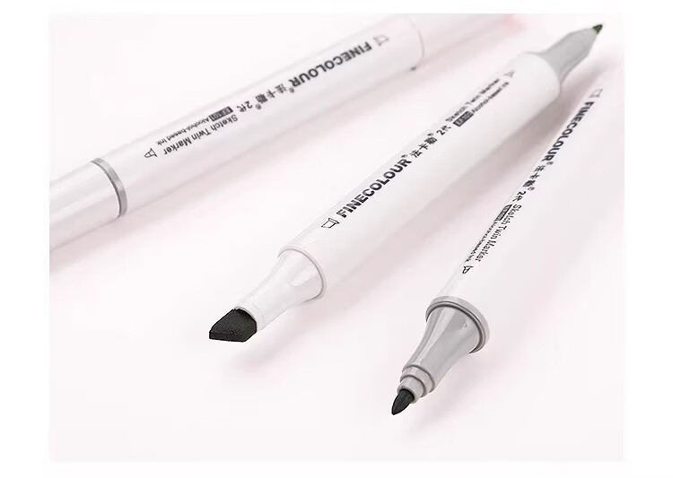 FINECOLOUR Markers, Student Second Generation Markers, 36 Colors, Transparent Pen Case, Sketching, Watercolor Pens, Drawing Pens 7