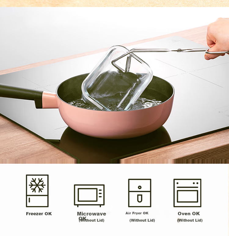 LOCK&LOCK Glass Food Storage Container Set, Microwave-Safe Lunch Box, Heat-Resistant Glass Bento Box, Dishwasher Safe, 6-Piece Set 13