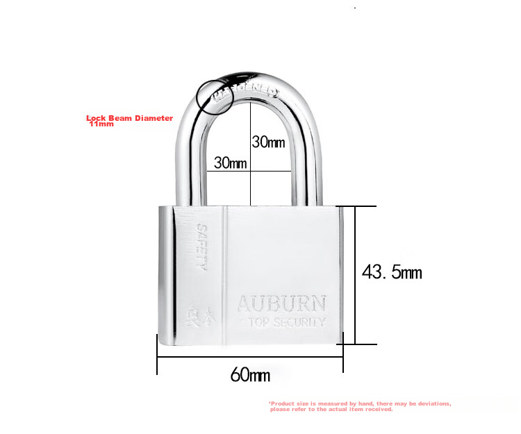Aoben Padlock, Door Lock, Warehouse Large Iron Gate Lock, Home And School Use, Large Anti-Rust Lock, Anti-Theft Lock, 7660 Upgraded Versio 13