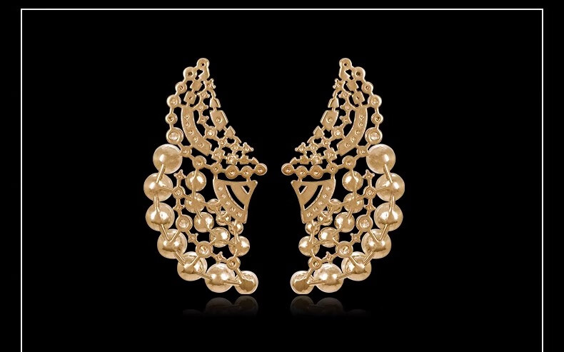Eternelle French Original Design Earrings, High-End Exaggerated Unique Personality Light Luxury Elegant Earrings 8