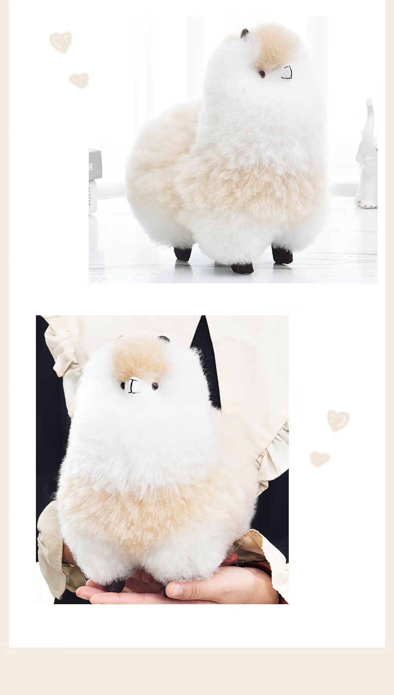 Warmpaca Alpaca Plush Toy, Stuffed Animal Pillow for Girls, Birthday Gift for Girlfriend 10