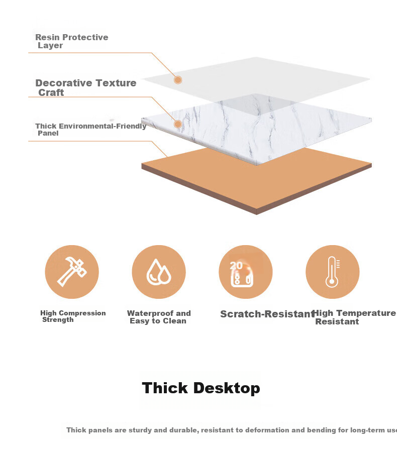 KULIN Folding Dining Table, Compact Size, Extendable And Retractable, Ultra-Thin Square Table for Home Use, Multifunctional, White, 120*80 Cm 14