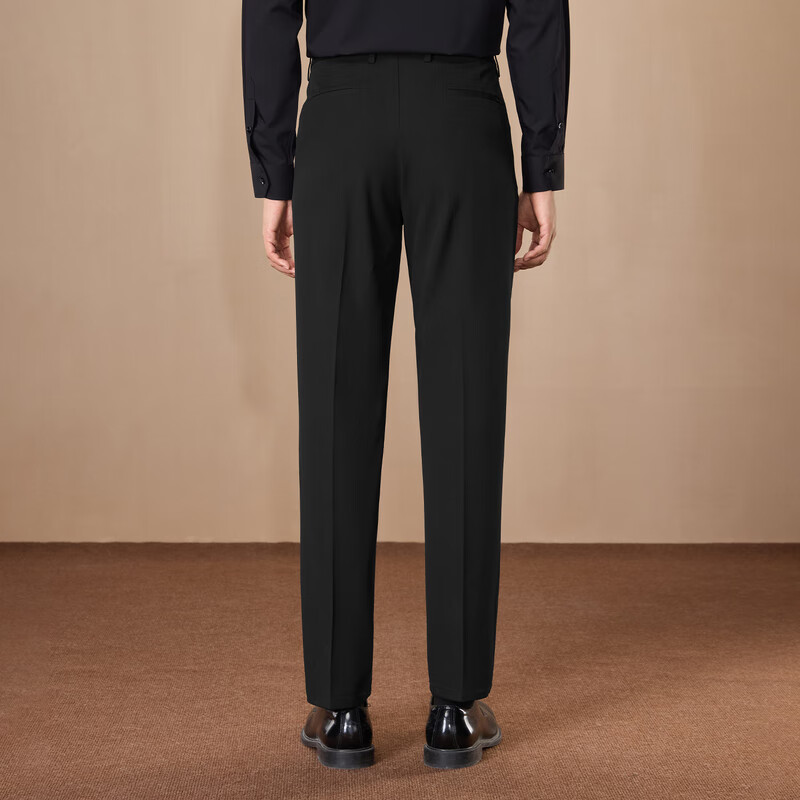 HLA Men's Dress Pants, Light Business Fashion Series, Large Size Slim-Fit Trousers for Me