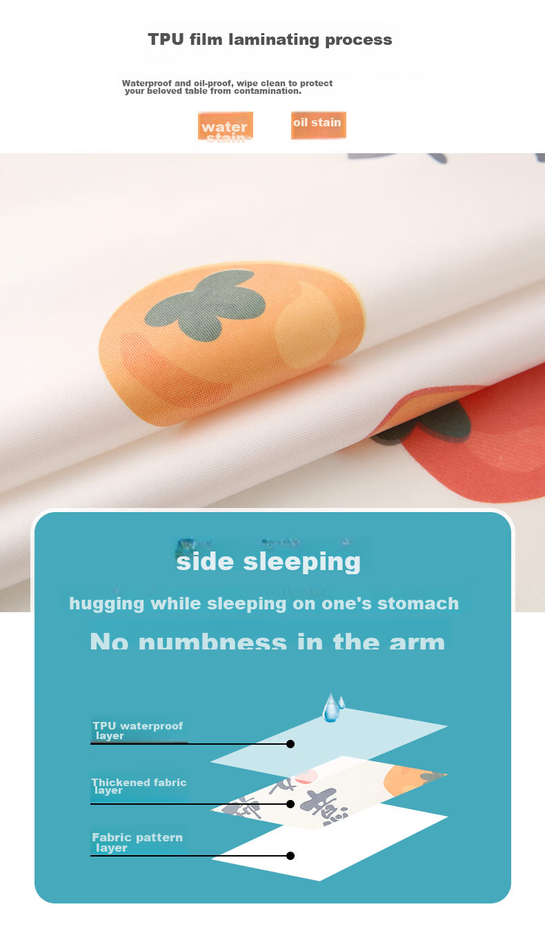 CHERISHES LIFE Waterproof And Oil-Resistant TPU Tablecloth, Washable Dining Table Cover, Thickened for Home Use And Coffee Tables, Persimmon Pattern, 90*137cm 4