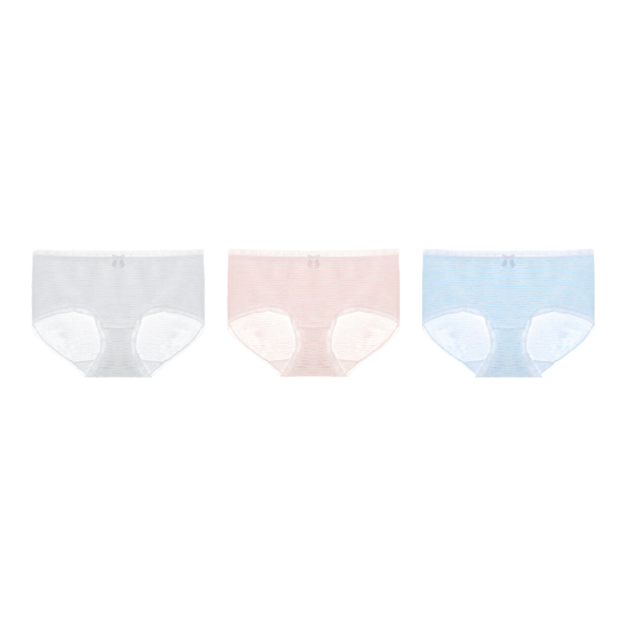 Hzasz Children's Underwear, Girls' Triangle Panties, Pure Cotton Crotch, Antibacterial, for Older Children 6-12 Years Old, Puberty Underpants