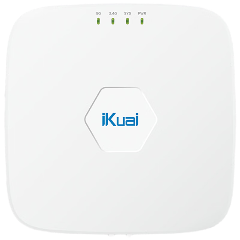 IKuai Gigabit Router Wireless AP Ceiling Mount AX1800 WiFi6 Commercial/Enterprise AC+AP Remote Control Whole-Home Networking PoE Power H19