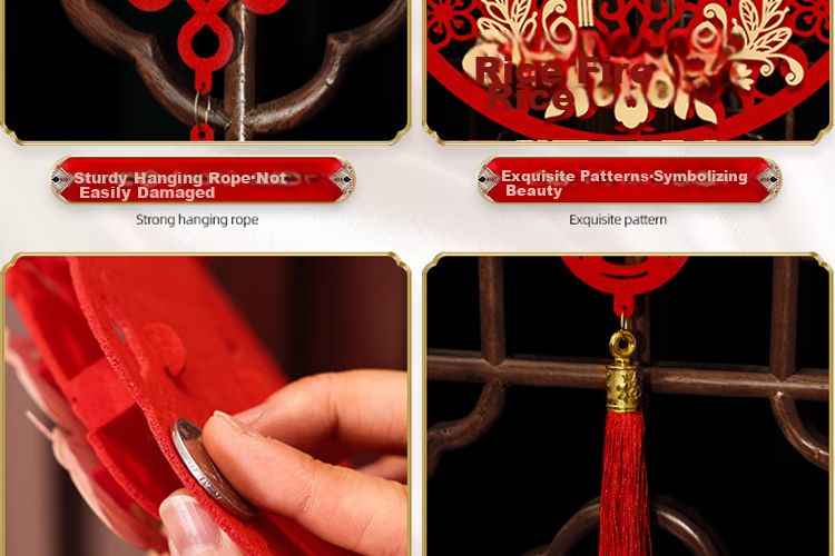 Ounizi Housewarming Red Envelopes, Moving Celebration Ceremony Decorations, Essential Housewarming Set of 10 Pieces 14