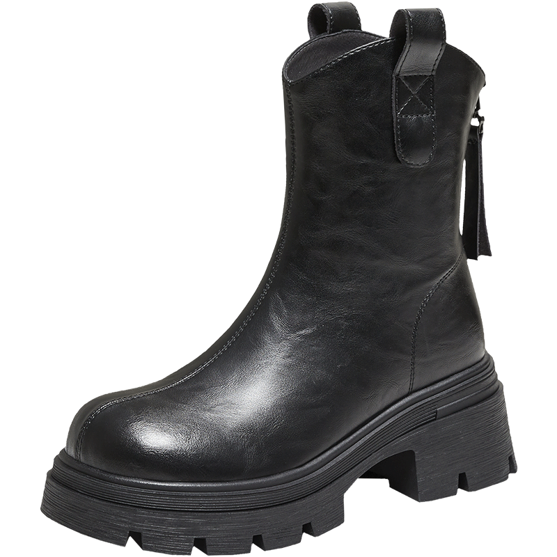 TATA Women's Winter Fashion Ankle Boots CE401DZ5 Black (Single Lining) Size 39