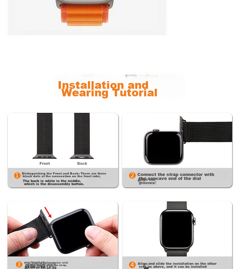 ESCASE Nylon High Mountain Loop Band for Apple Watch, Compatible with Ultra 3/SE 3/S 11/10/9/8/7, Wristband for 49/45/44/42MM, Gree 11