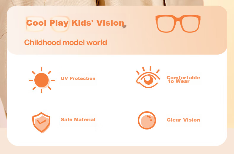 PARZIN Children's Sunglasses, Fashionable TR Square Frame Glasses for Boys And Girls, Outdoor Sun Protection Sunglasses for Ages 8-12 PZ21039 2