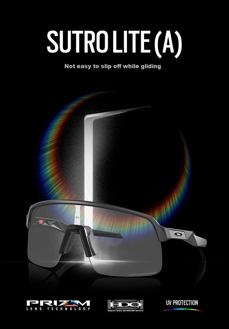 OAKLEY Sports Sunglasses for Running, Windproof Glasses, Cycling Glasses SUTRO LITE 0OO9463A 1