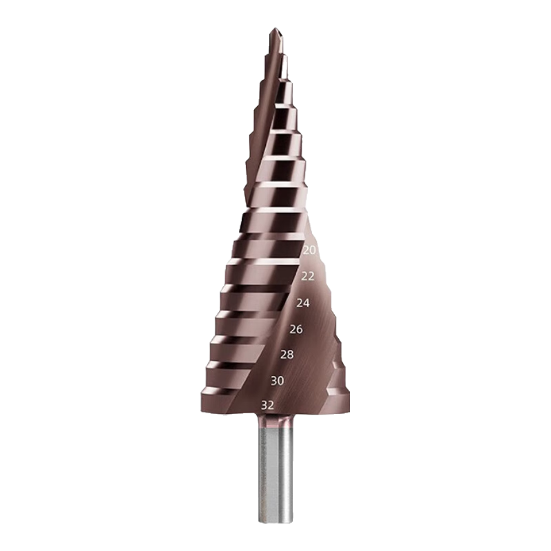 HUHAO Cobalt-Containing Step Pagoda Drill Bit High Hardness Iron Plate Stainless Steel Metal Hole Opener Drilling Conical Hole Opener Hole Enlarger