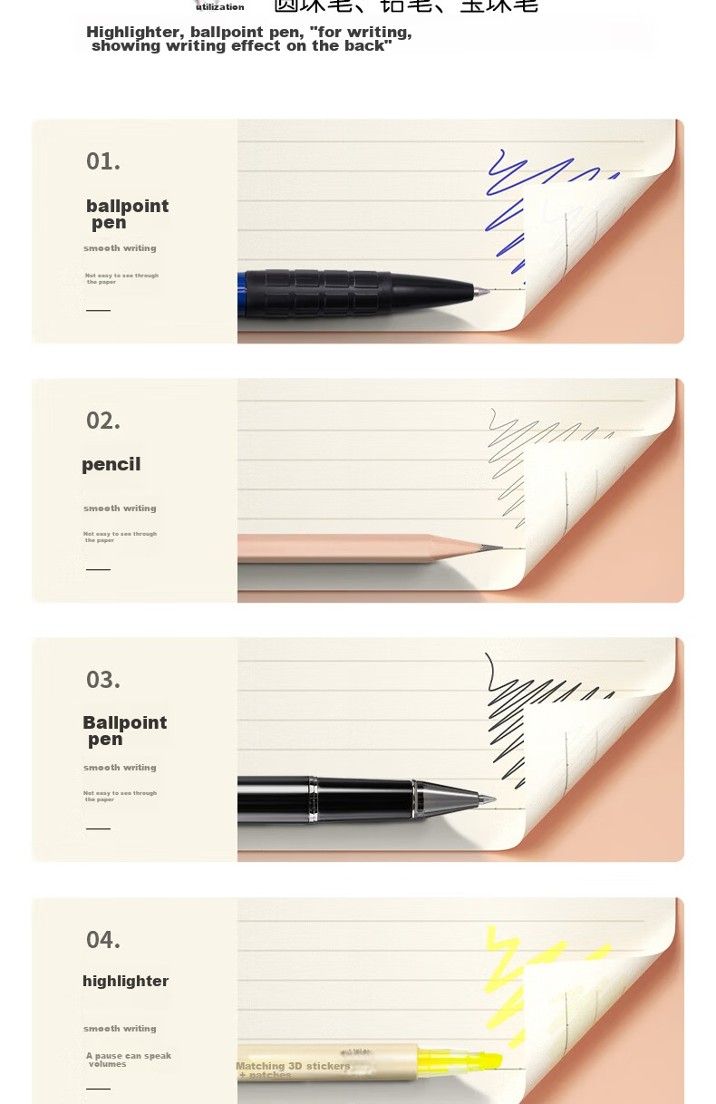 Deli 4-Pack/B5/240 Sheets Total Simple Retro Series Notebooks, Spiral-Bound Notebooks, Journal, Error Correction Book, Student Exam Preparation LB560 12