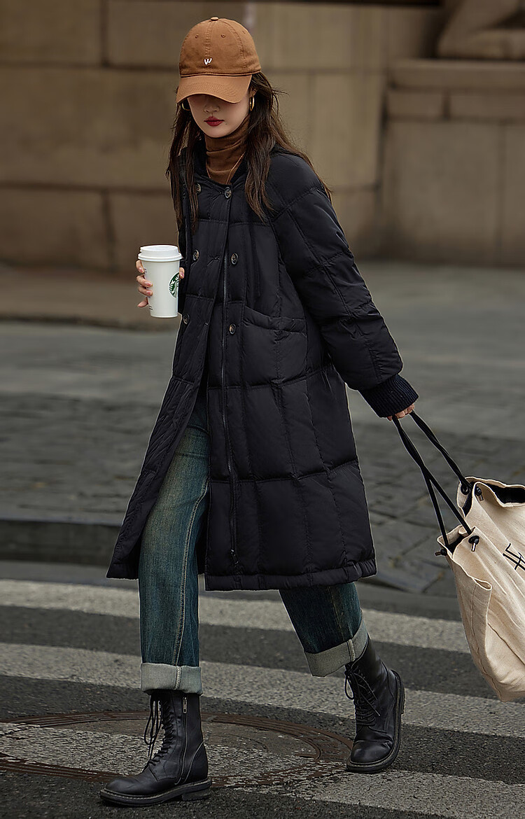 Dme [50D Cotton-Like Memory] Winter Lightweight 90% Duck Down Detachable Knitted Hooded down Jacket 9