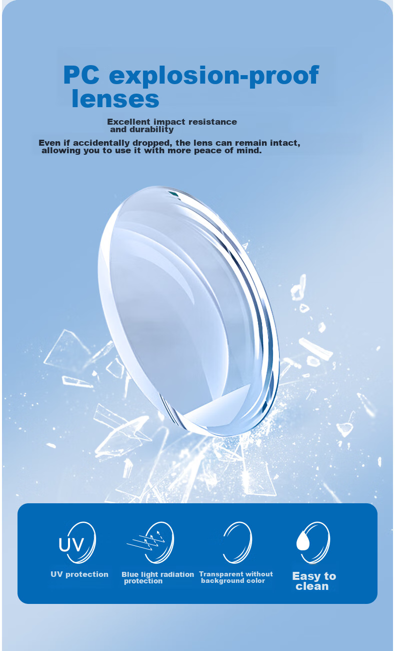 Wujiang Blue Light Blocking Reading Glasses for Men And Women, Imported High-Definition Presbyopic Glasses, 200 Degrees 10