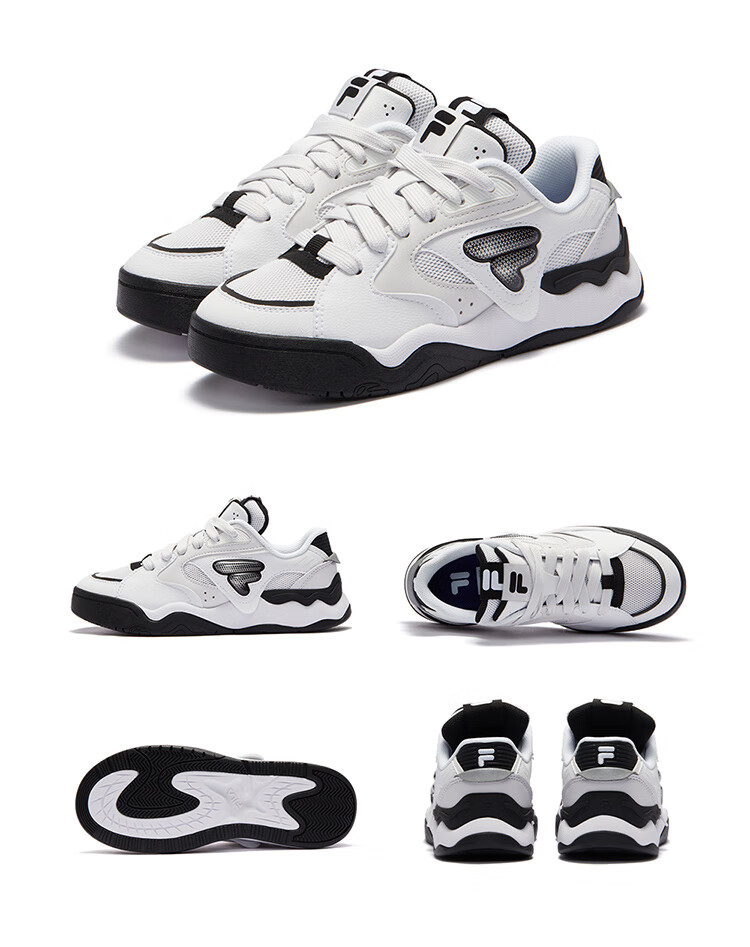 FILA FUSION FILA Trendy Women's Skateboard Shoes [Same Style As National Team], Casual Skate Shoes KICK II 15