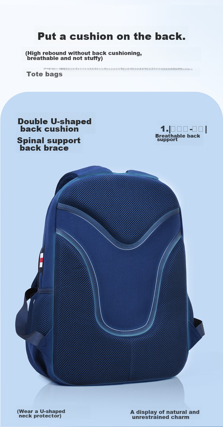 KVG Schoolbag for Primary School Students, Children's Backpack with Spine Protection And Load Reduction, for Grades 1-3, Girls And Boys, Double Shoulder Bag 8
