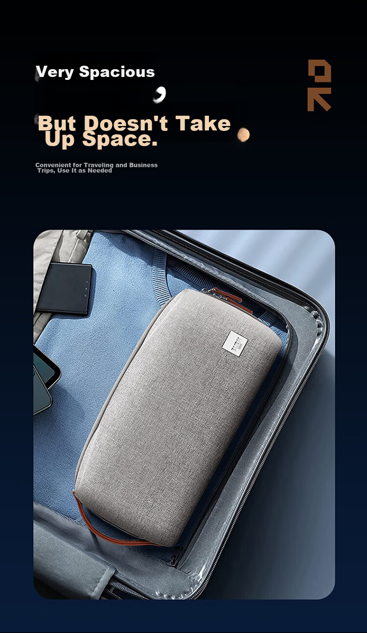 Biyoumei Computer And Digital Accessories Storage Bag, Charger Organizer, Cable Storage Pouch, Large Capacity Travel Volcano Portable Bag 8