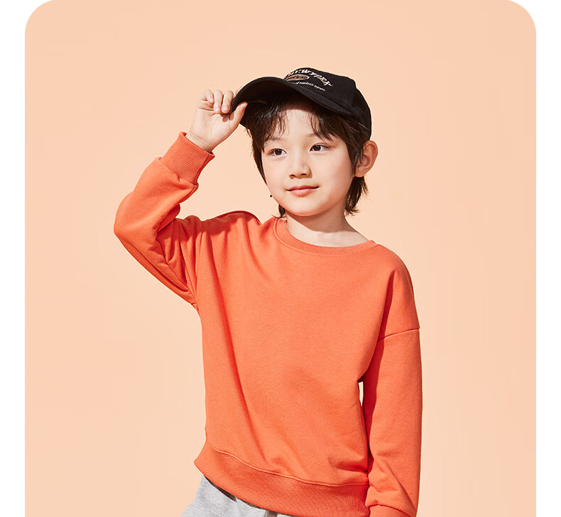Baleno Boys' Sweatshirt, Spring And Autumn 2025 Collection, Trendy Casual Round Neck Top for Boys, Children's Autumn Clothing, Sports Sweatshirt 13