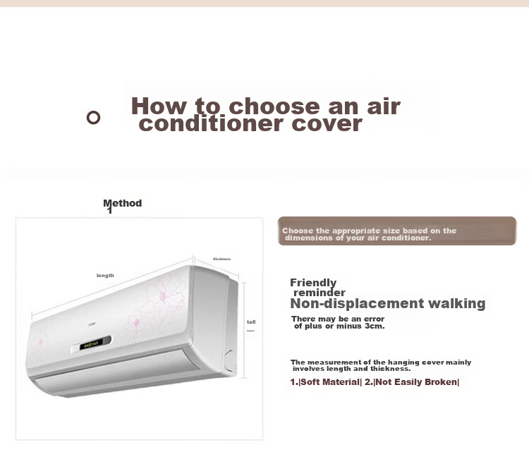 Jiashigao Air Conditioner Wind Deflector Shield, Anti-Direct Blowing, No Need to Remove When Operating, Universal Windshield for Wall-Mounted Air Conditioners, Full Coverage Cabinet 7