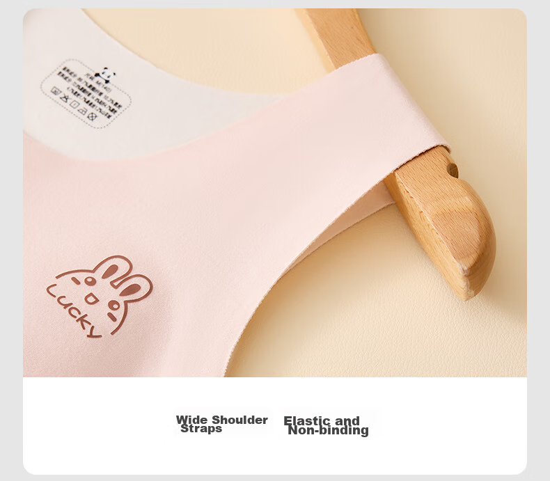 YUZHAOLIN 2-Pack Girls' Underwear, Warm Teenage Camisole, Seamless Bra for Middle And High School Students, Elementary School Children, And Older Teens 12