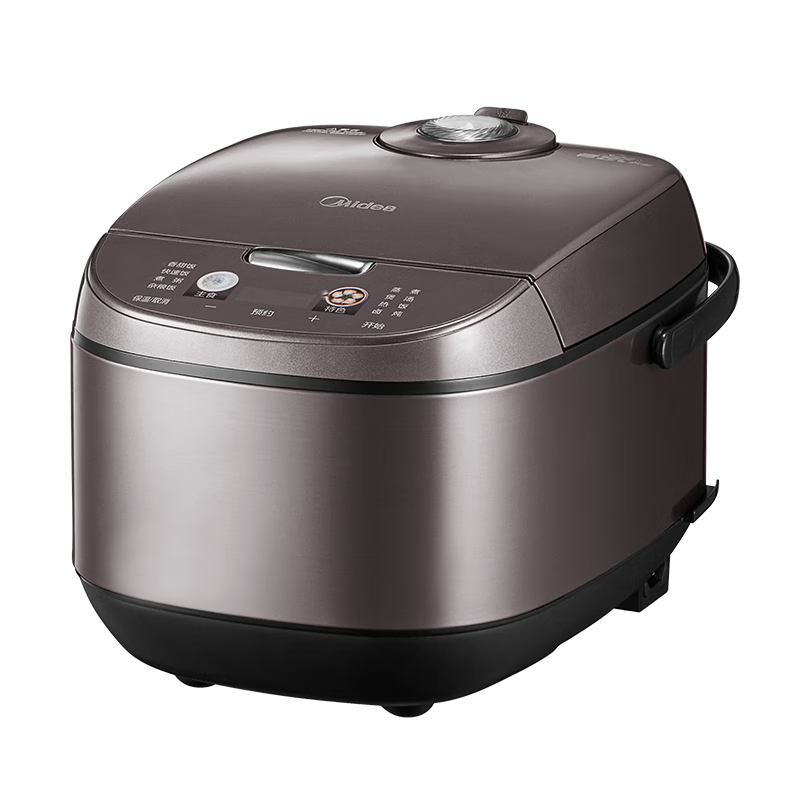 Midea Rice Cooker for 4-5 People, Home Use, 5L Large Capacity, Celadon Antibacterial Inner Pot, Sweet Fragrant Rice, Multifunctional, Micro-Pressure, Smart Reservation, MB-5A17