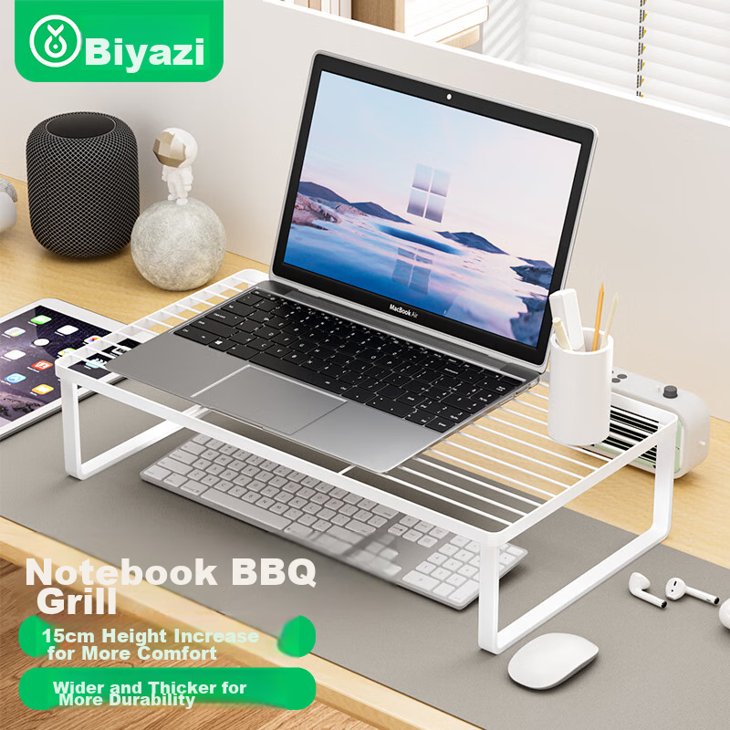 BIAZE Computer Gaming Stand, 18-Inch Laptop Stand, Cooling Pad, Desktop Monitor Riser, Suspended And Flat-lying Heightening Storage Rack, Suitable for E-Sports, Compatible with Lenovo ROG