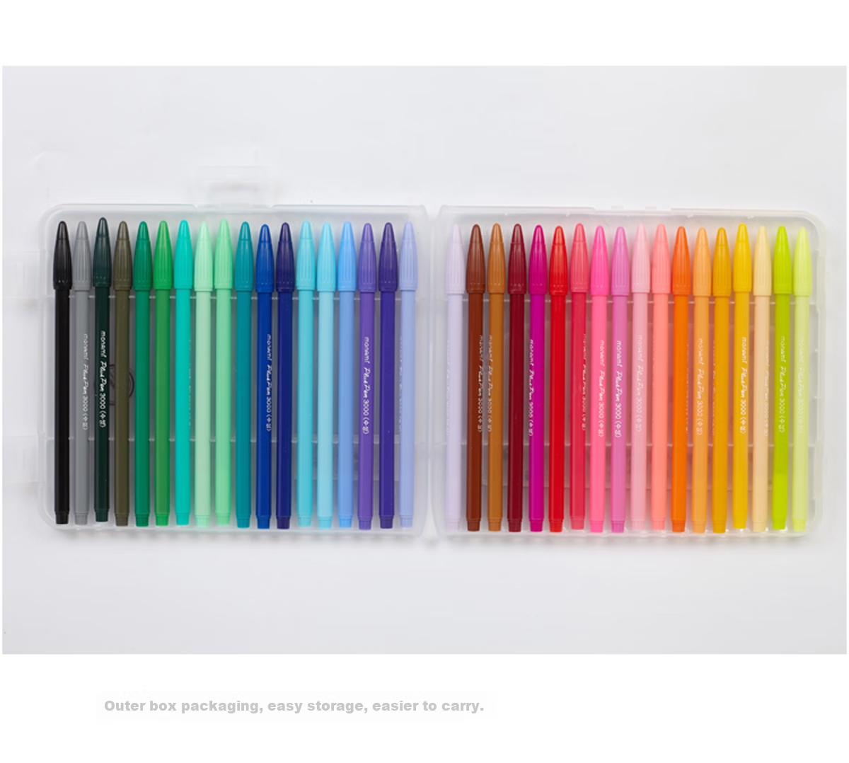 [Back to School Essential] Monami (Monami) New P3000 Fiber Pen, Water-Based Pen, Gel Pen, Outlining Pen, Journaling Pen for Students, Black, 12-Pack, 04008/04009-01 21