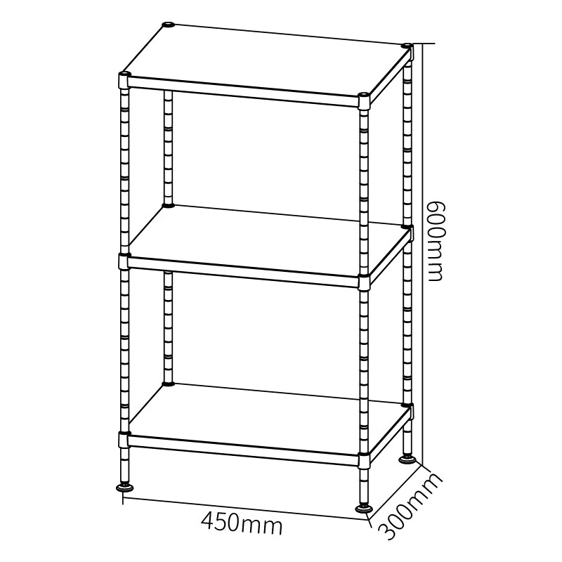 Chuanjing Storage Rack, Kitchen Floor-Standing Shelf, Bedroom Living Room Storage Rack, Study Leisure Small Bookshelf, Cabinet Side Coffee Table