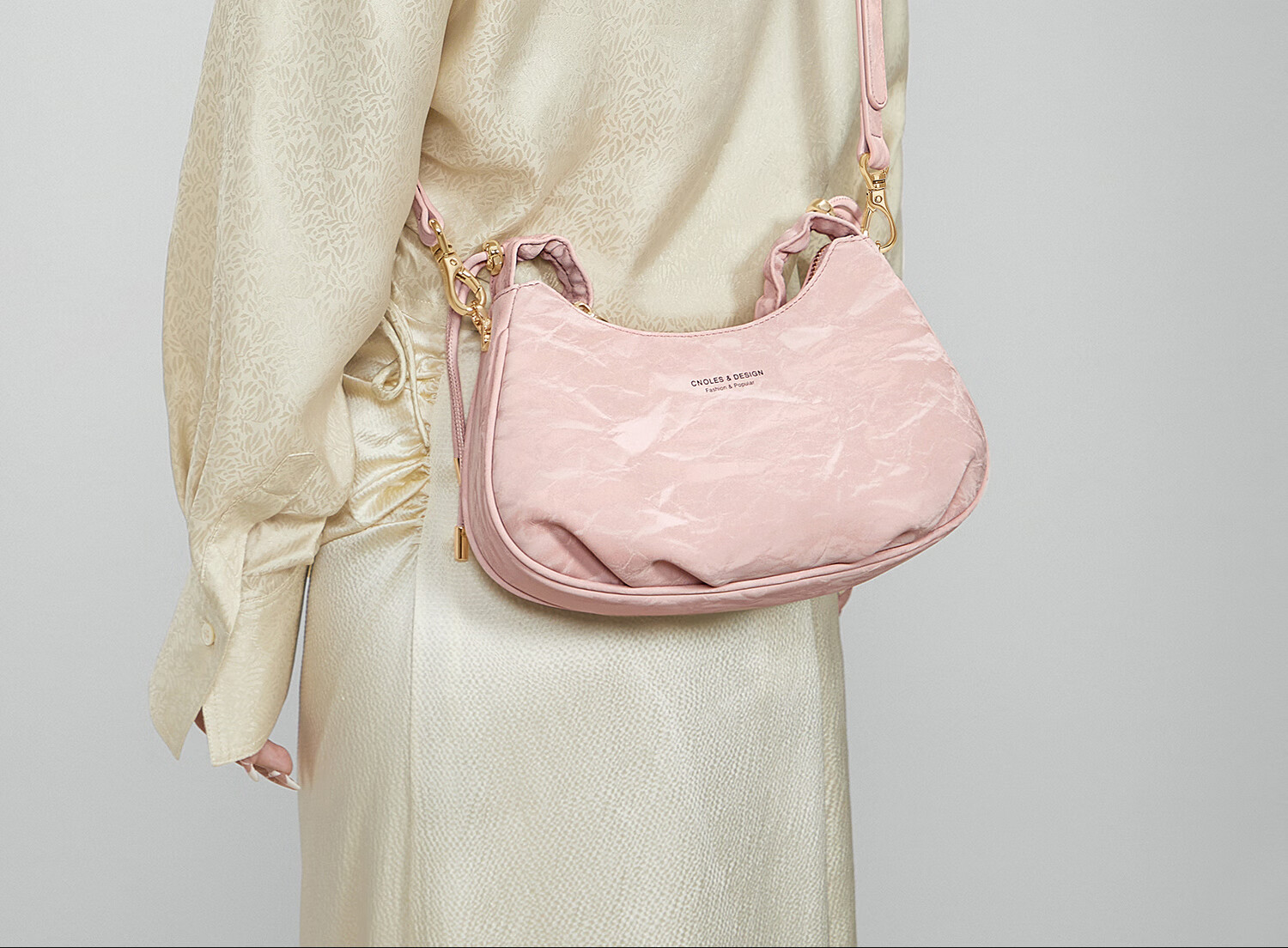 Cnoles Cloud-Feel Leather Handbag, High-End Crossbody Underarm Bag for Women, Latest 2026 Model, Brand Small Bag, Birthday Gift 13