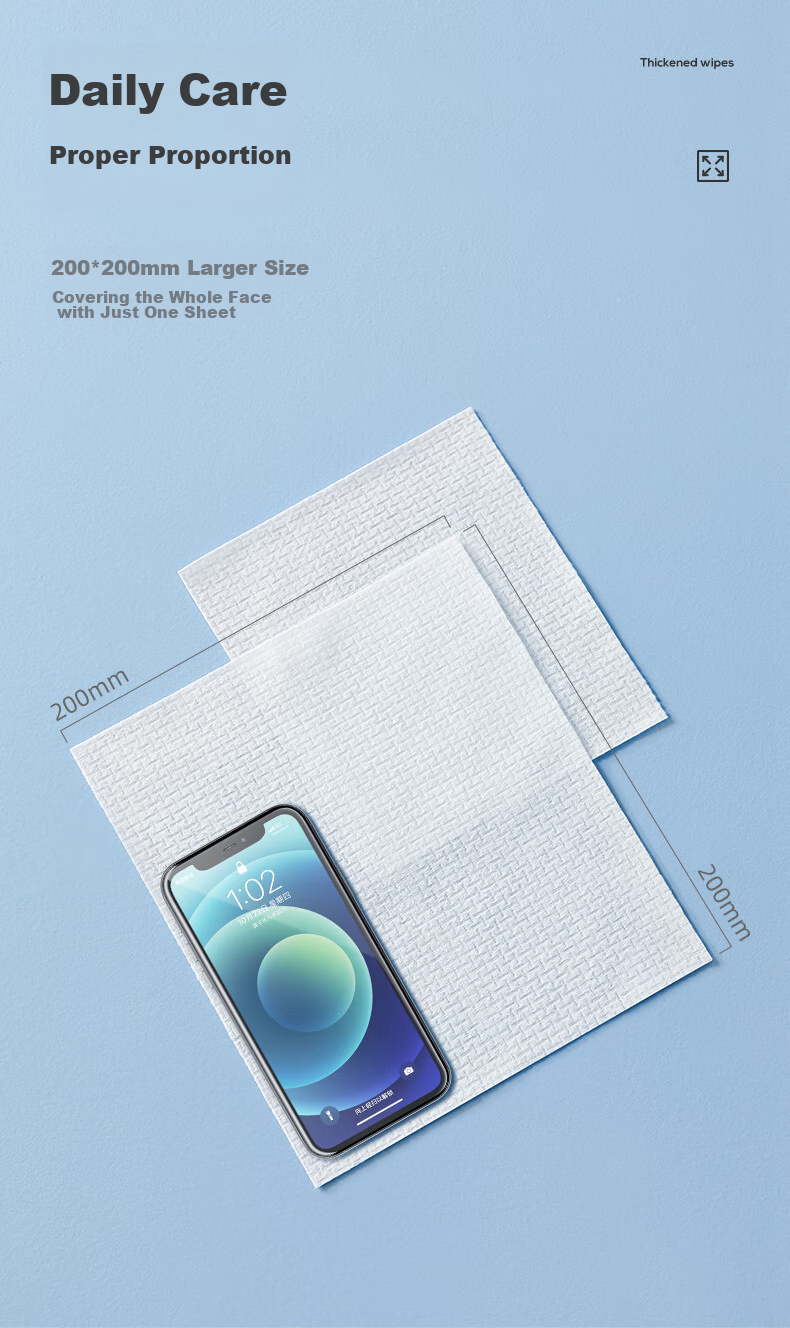 Shiyuejiejing Baby Soft Wipes, Dry And Wet Use, Disposable Face Towels, Extra Large And Thick, Suitable for Adults, 80 Sheets * 4 Packs 6