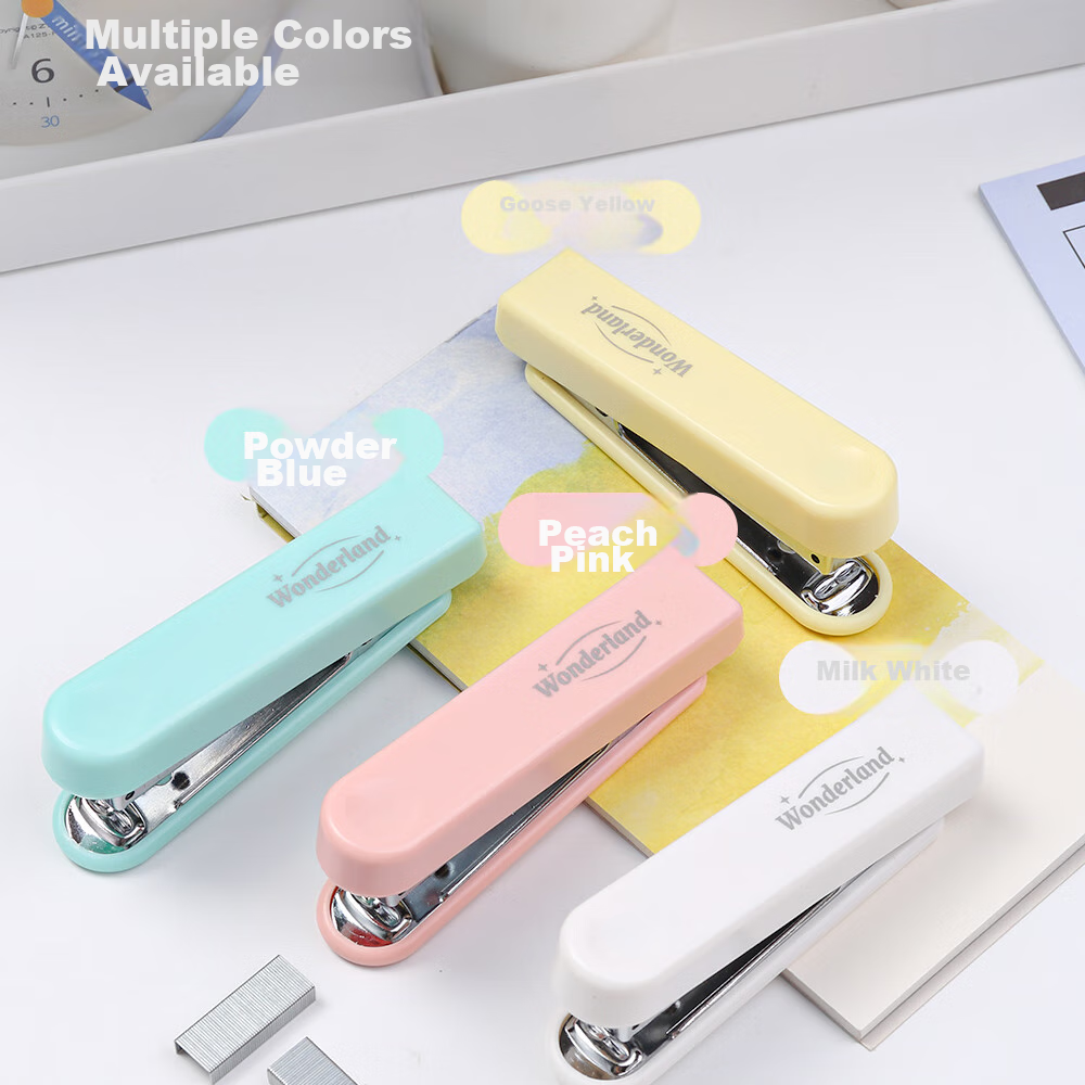 KW-Trio No. 10 Stapler, Small Size, Thumb-Pressed, Fresh And Simple Design, Mini Stapler for Students 11