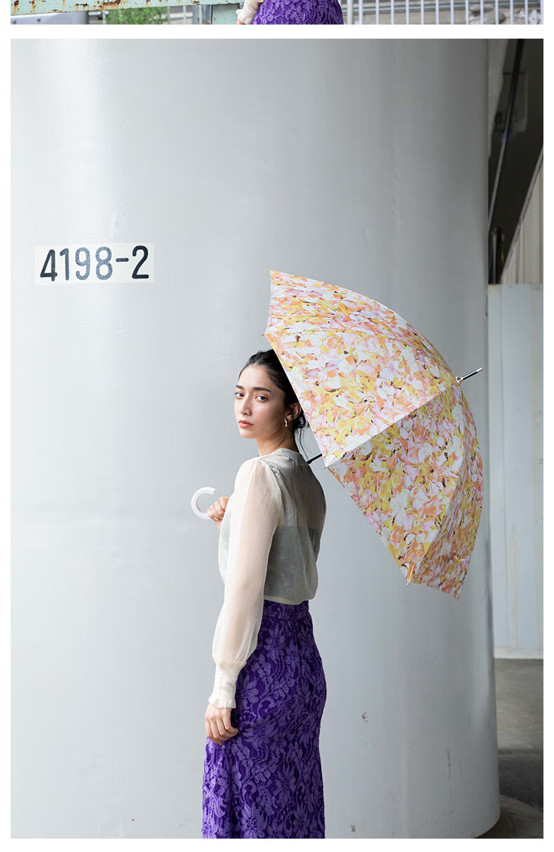 Wpc. Plantica Huadao Jia Huayang Co-Branded Colorful Black Umbrella, Sun And Rain Dual-Use Folding Parasol 14