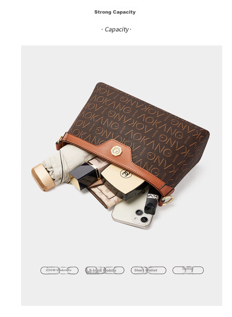 Aokang Women's Handbag, 2026 New Trendy Small Square Bag, Light Luxury Crossbody Shoulder Bag, Birthday Mother's Day Gift for Mom Or Wife 13
