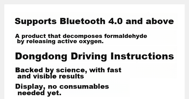 DGQ Car Air Purifier, Removes Odors from Cars, Eliminates Formaldehyde And Smells in New Cars, Uses Ozone to Remove Odors And Formaldehyde from Vehicles 1