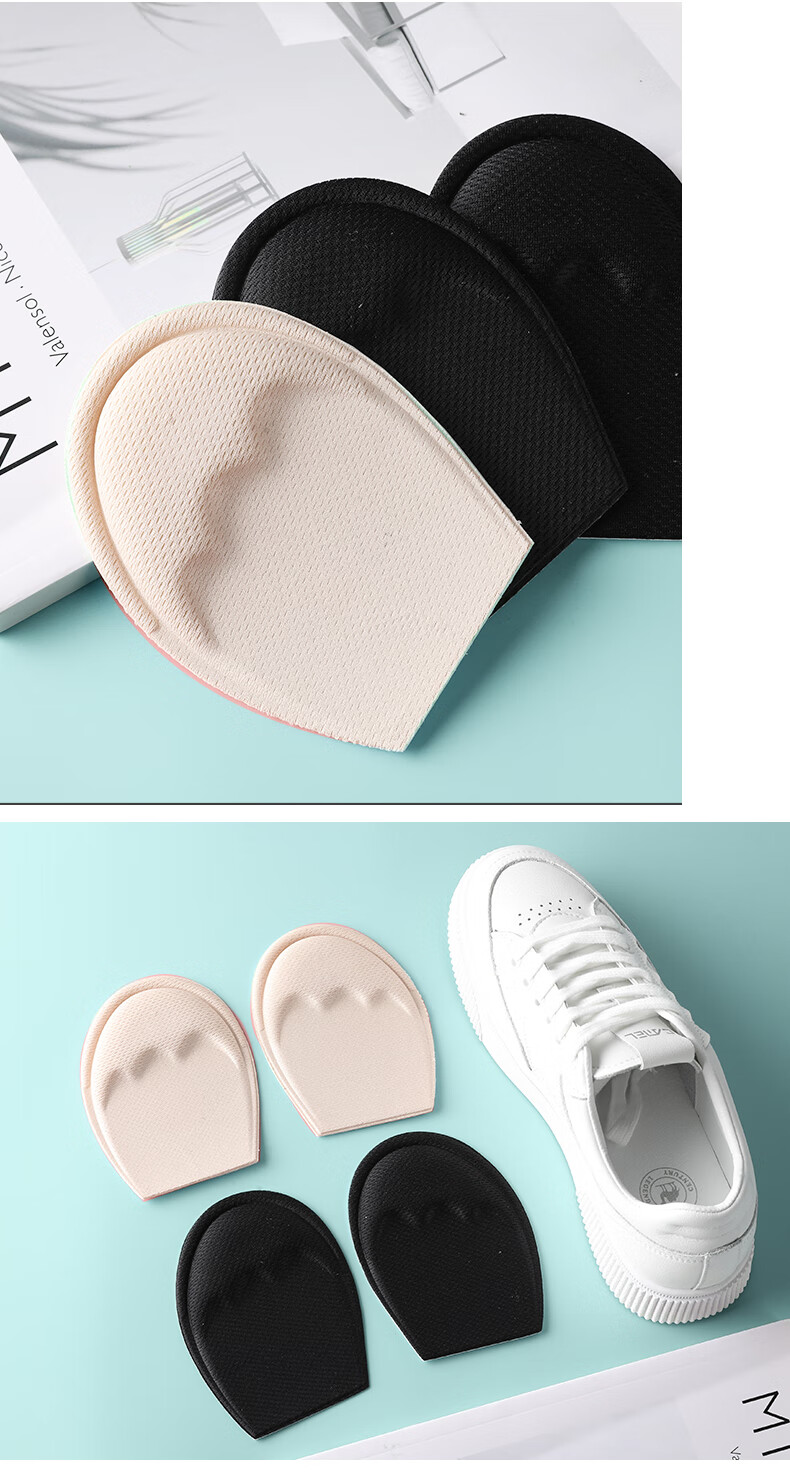 FOOTOPPO Front Palm Pad Half Pad for Women's High Heels And Leather Shoes, Semi-Sized Shoe Insoles, Thickened Shoe Inserts, Foot Pads And Cushions for Shoes That Are Too Big 13