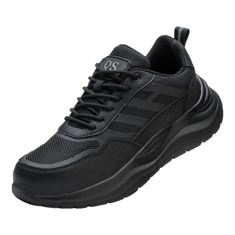 LAOGUANJIA Men's Safety Shoes with Steel Toe, Anti-Smashing, Puncture-Resistant, Lightweight, Comfortable, Wear-Resistant Work Functional Safety Shoes Sports Style Size 39