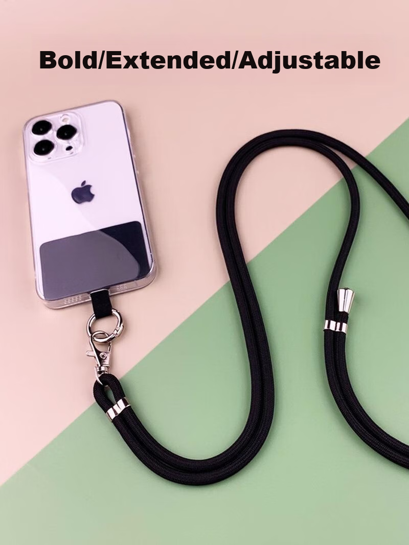 Shihan Adjustable Phone Strap, Crossbody Neck Strap, Retractable Phone Case Charm, Anti-Loss Car Key Camera Hiking Mounting Strap, Durable And Long-Lasting 3
