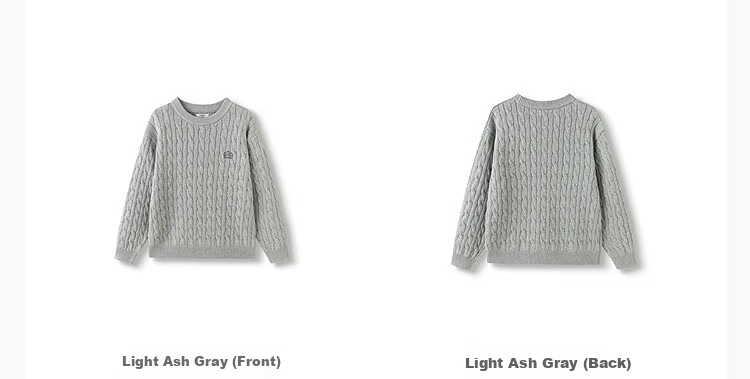 BALABALA Children's Clothing, Boys And Girls Winter Sweater, Round Neck Knit Sweater, Comfortable And Trendy, 208425103203 2