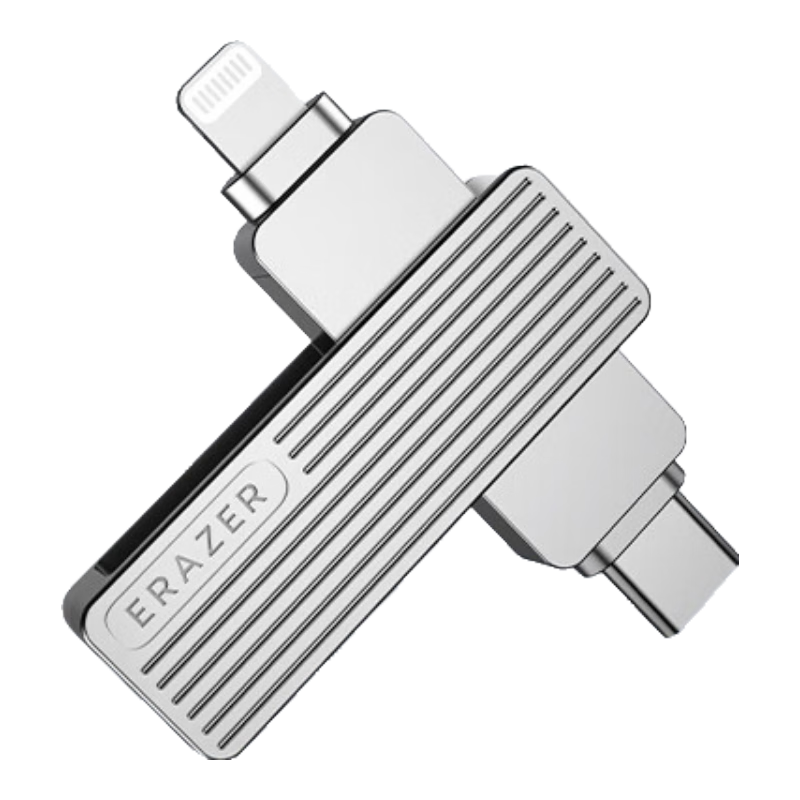 Lenovo Invests in Brand Yinengzhe, 256GB Type-C Lightning Dual Interface, USB3.2 Apple Phone Flash Drive F520, One-Click Backup, Compatible with Android And Apple, Universal Thumb Drive