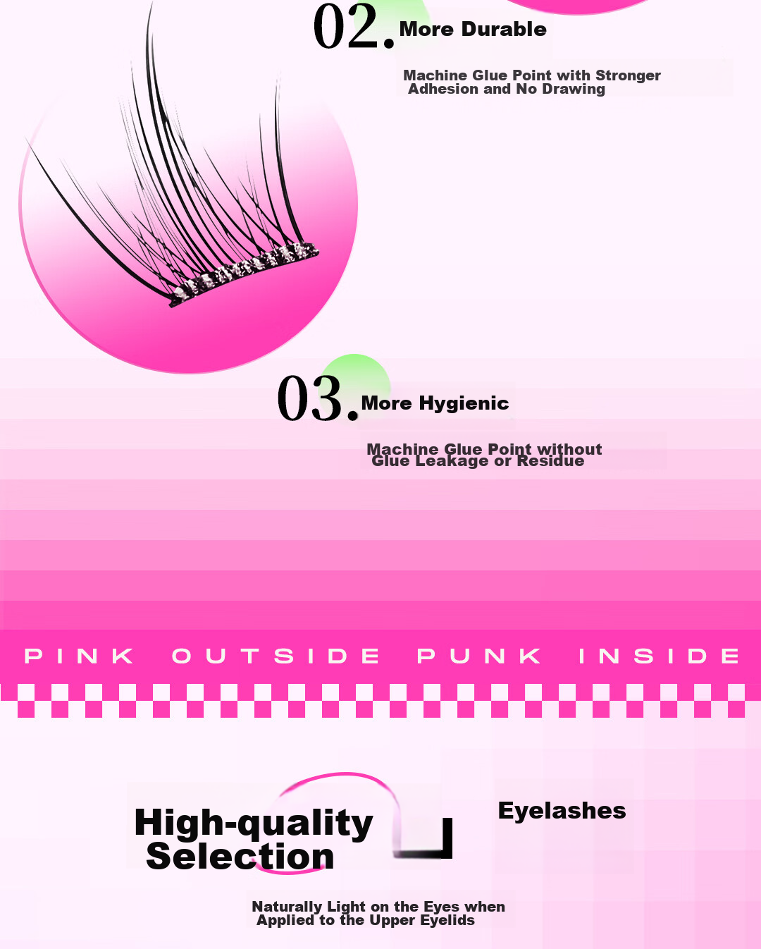 Arrebol False Eyelashes for Women, Natural-Looking, No Glue Required, Lazy Person's Lashes, Long And Curled, Beginner-Friendly, Gift for Girls 7