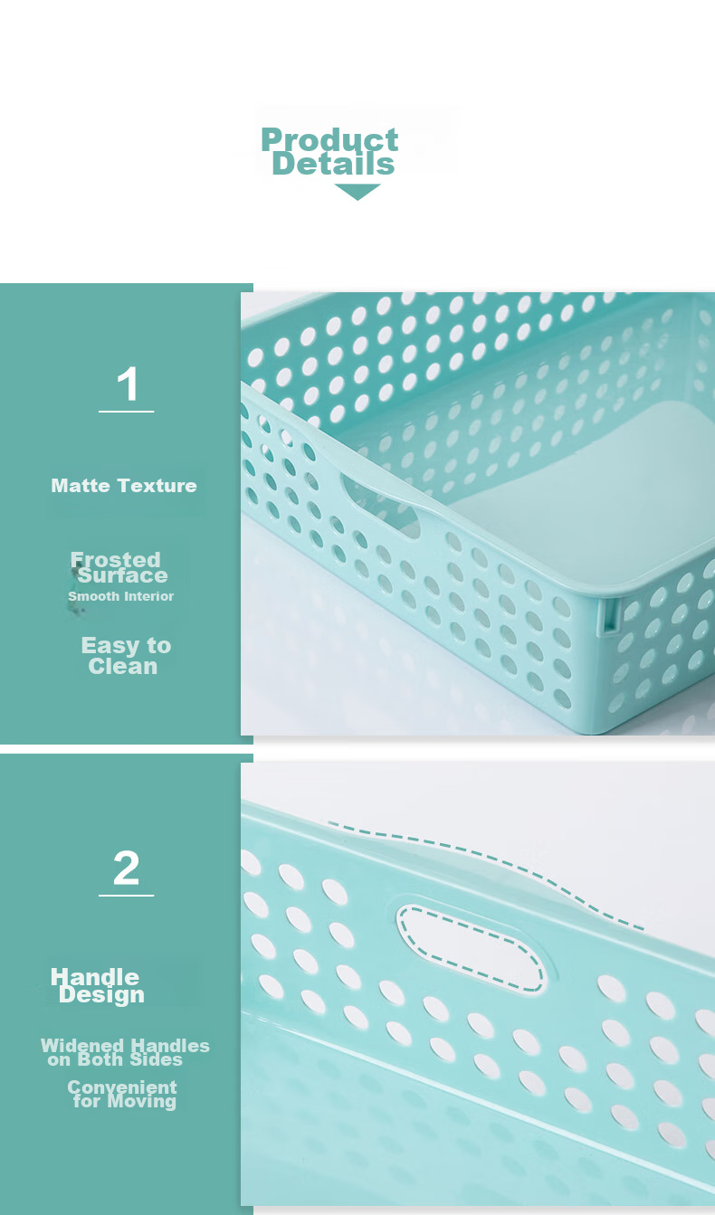 CHAHUA Round Storage Basket, Desktop Organizer Basket, Kitchen Storage Basket, Water Filter Basket, Fruit Basket, Vegetable Washing Basket - XL, Set of 4 9