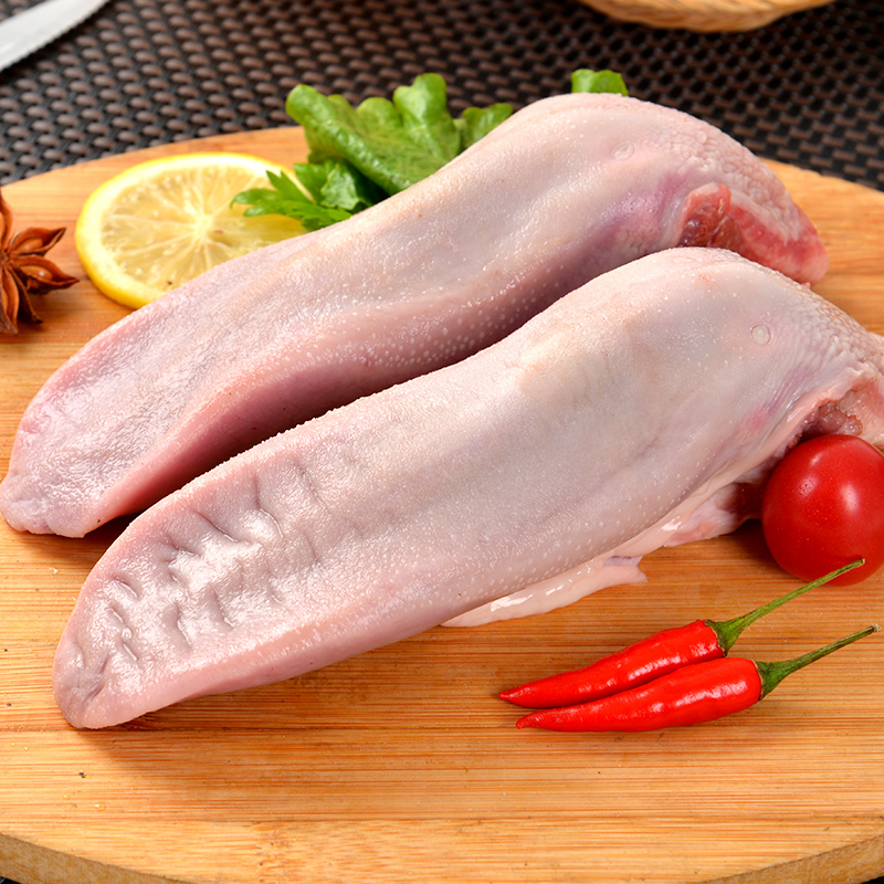 金锣猪舌2斤国产冷冻去舌根猪舌头猪肉生鲜猪舌熟食原料