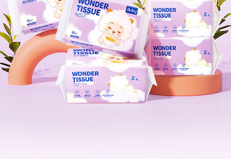 Auby Soft Wipes for Babies And Newborns, Disposable Face Cleansing Towels, Extra Thick for Wet And Dry Use, 80 Sheets * 6 Packs 10
