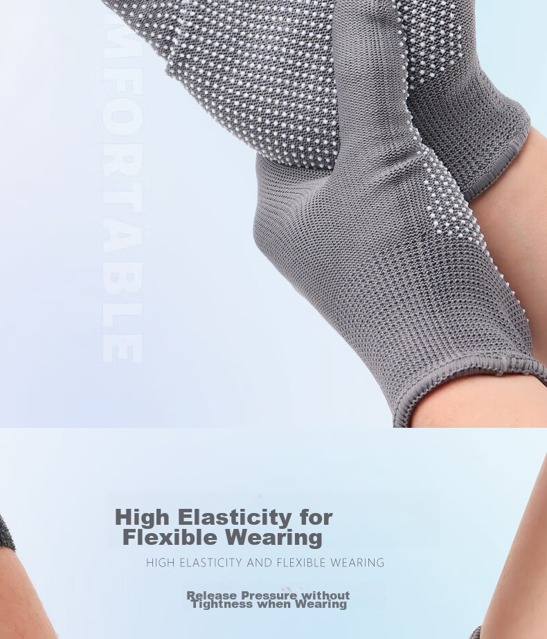 Geermu Dotted Work Gloves, 12 Pairs/pack, PVC Dotted Non-Slip, Breathable Thin Driving Gloves, GM618 4