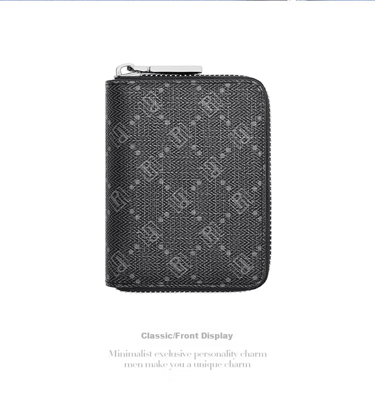 POLO Card Holder for Men, Multi-Card Accordion Wallet, Portable Coin Purse, Business Card Case, Gift Box Set, Birthday Present for Boyfriend 13